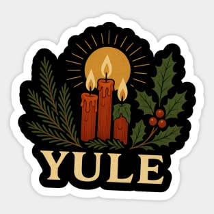 Yule light Sticker